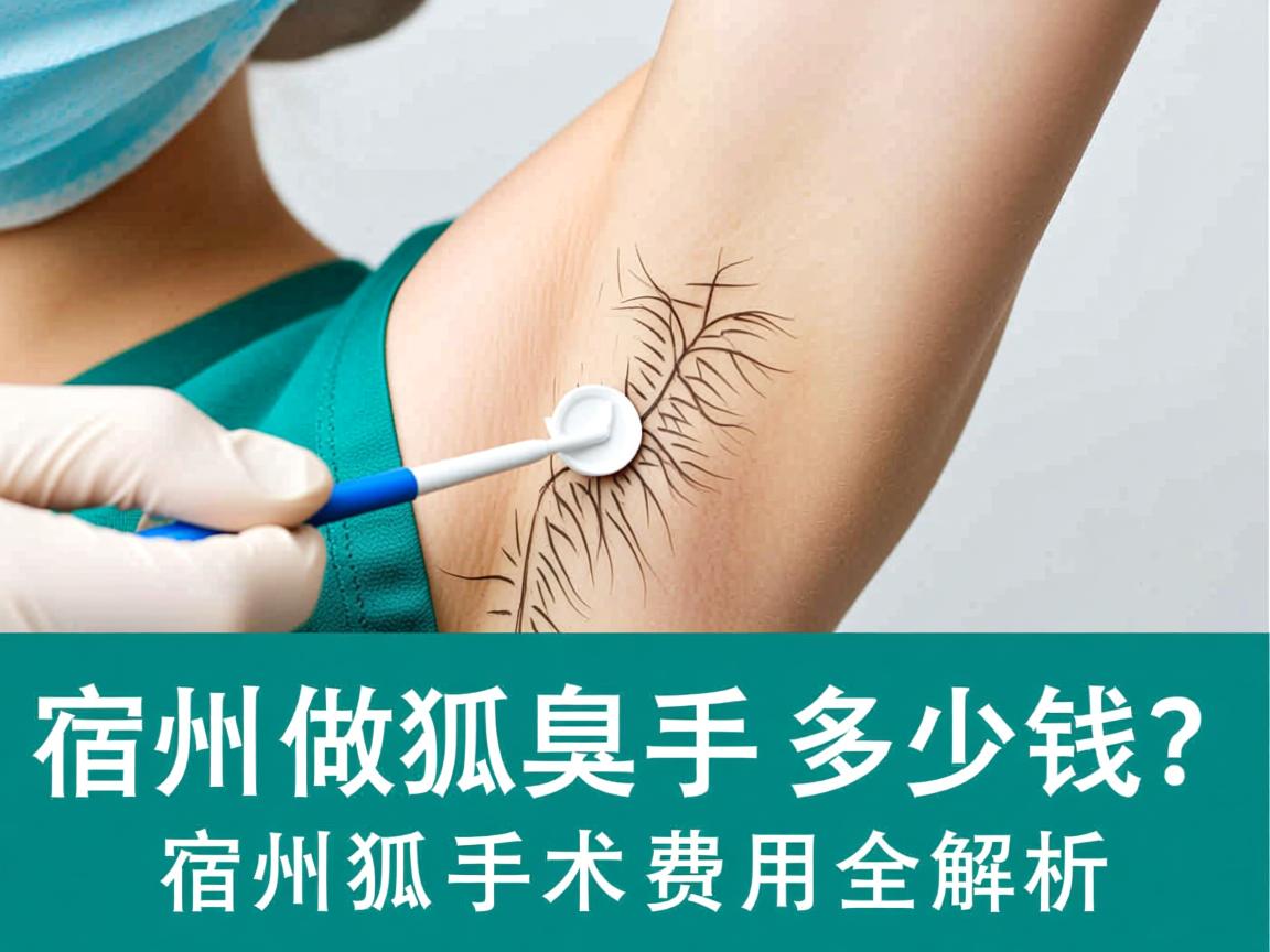 宿州做狐臭手术多少钱?宿州狐臭手术费用全解析 宿州做狐臭手术多少钱?宿州狐臭手术费用全解析