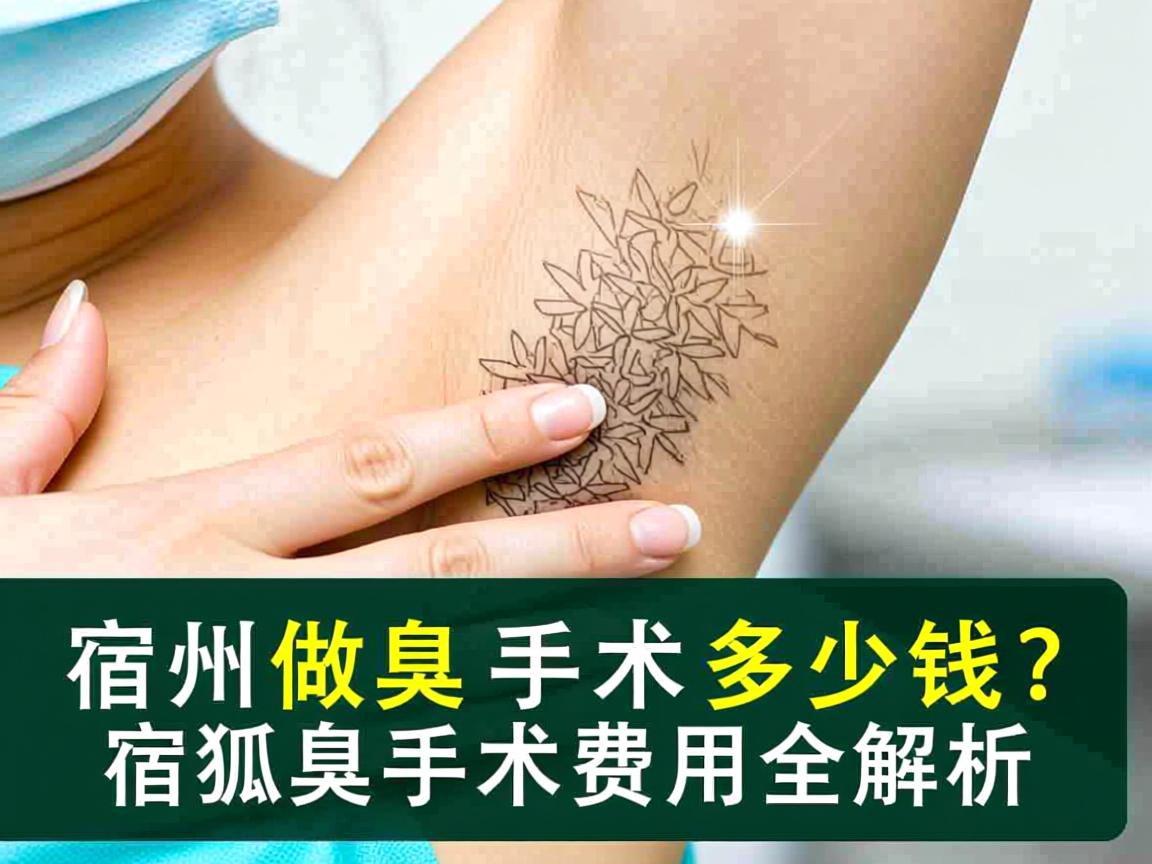 宿州做狐臭手术多少钱?宿州狐臭手术费用全解析 宿州做狐臭手术多少钱?宿州狐臭手术费用全解析