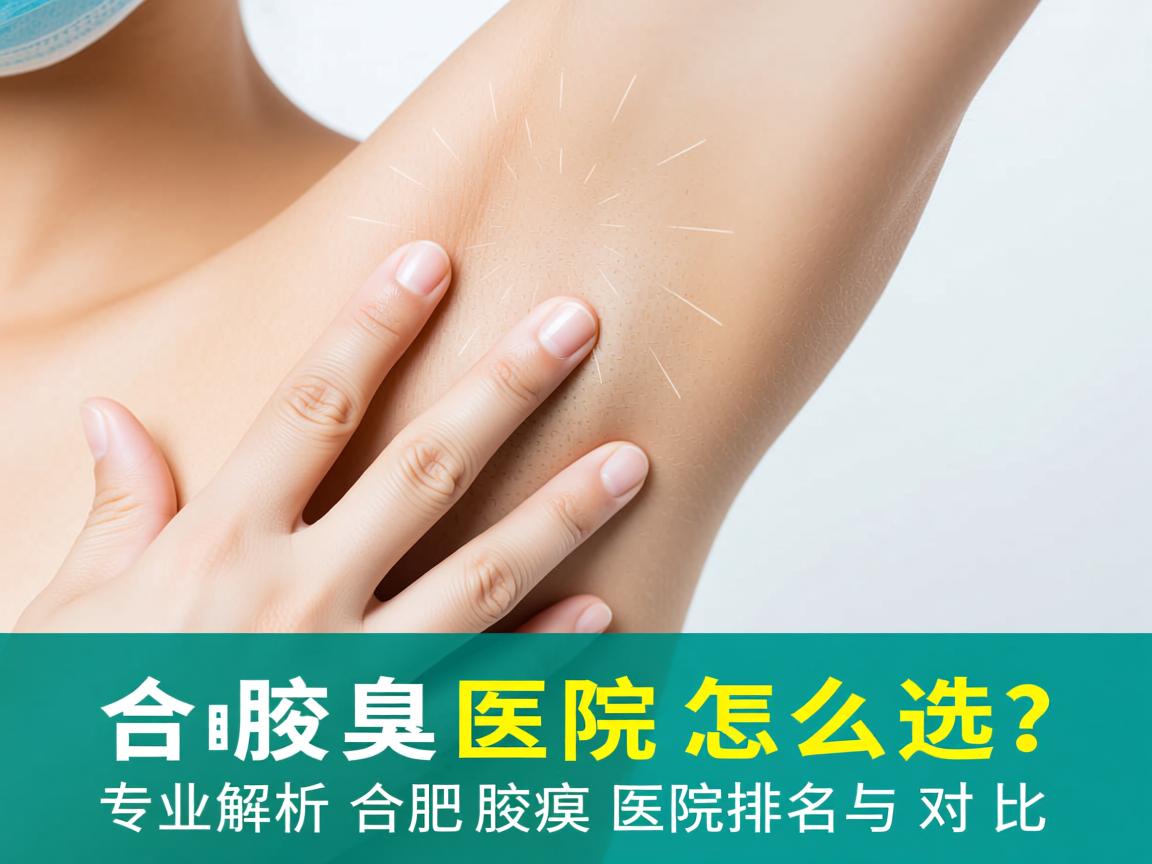 合肥腋臭医院怎么选？专业解析合肥腋臭医院排名与对比