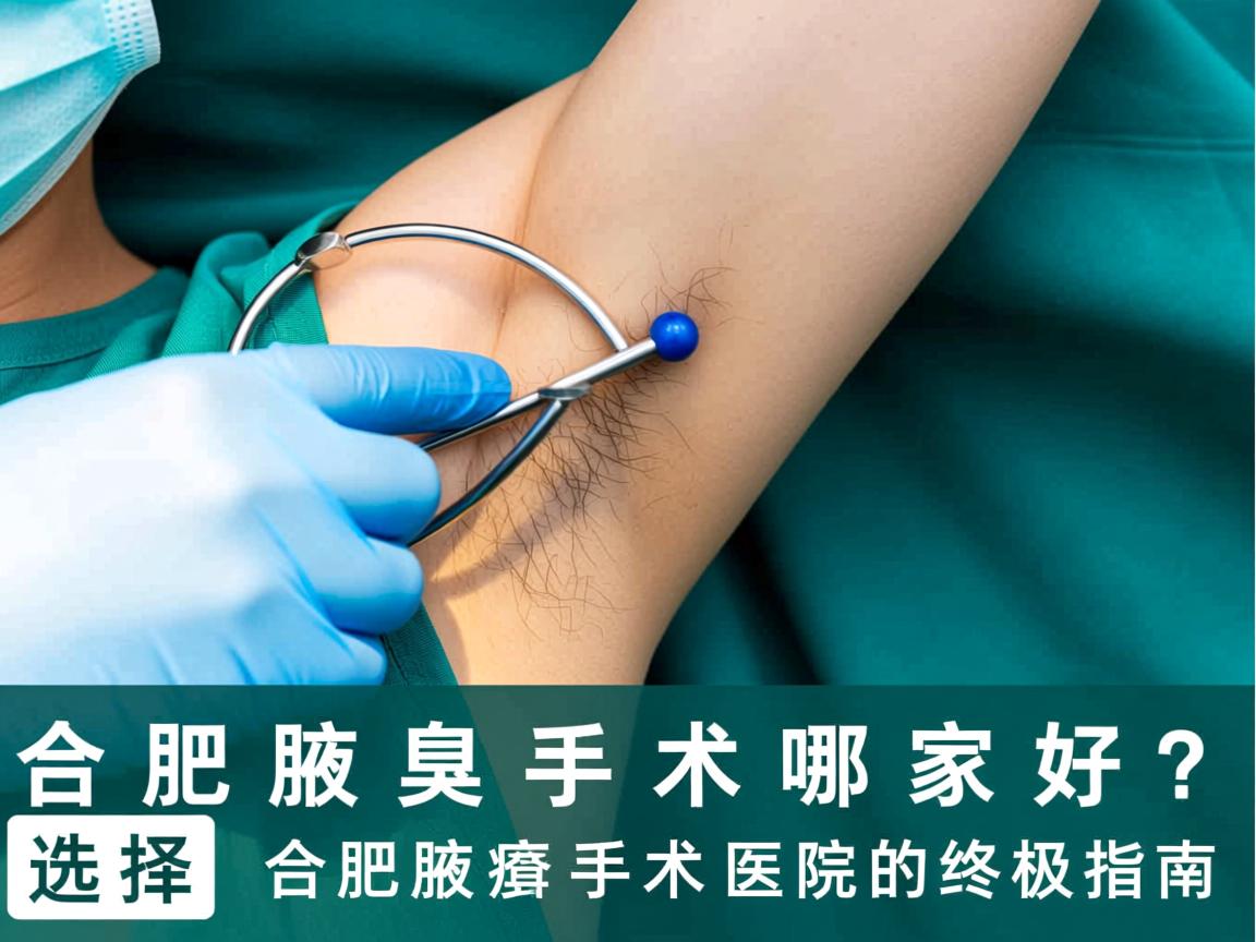 合肥腋臭手术哪家好?选择合肥腋臭手术医院的终极指南 合肥腋臭手术哪家好?选择合肥腋臭手术医院的终极指南