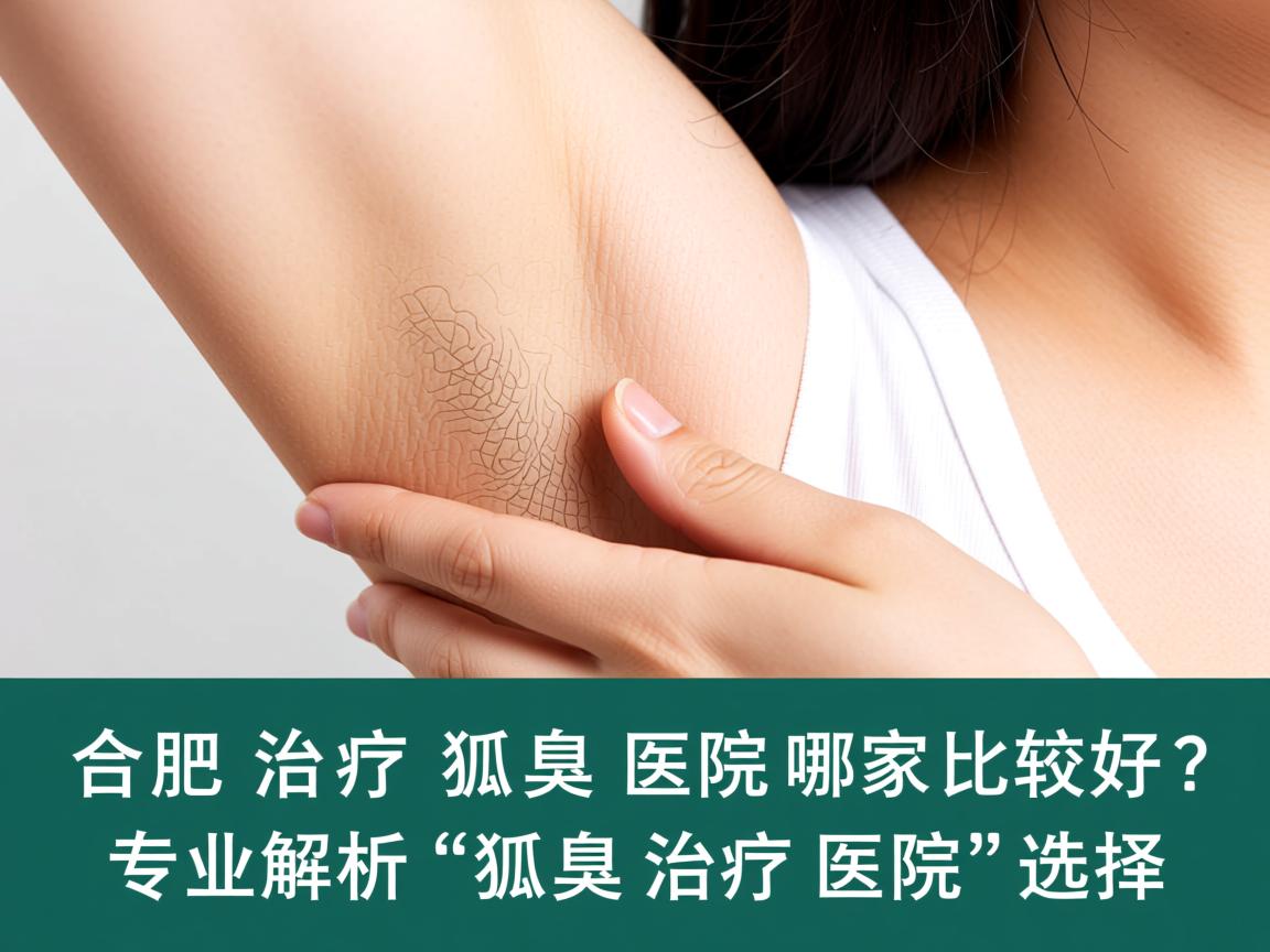 合肥治疗狐臭医院哪家比较好？专业解析狐臭治疗医院的选择