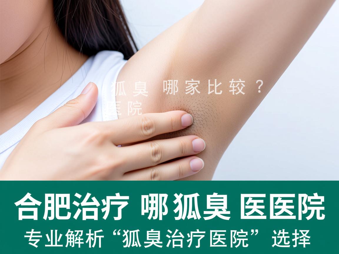 合肥治疗狐臭医院哪家比较好？专业解析狐臭治疗医院的选择