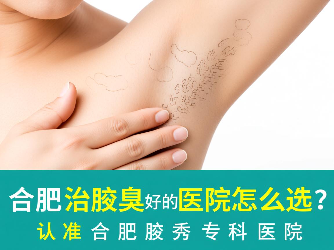 合肥治腋臭好的医院怎么选？认准合肥腋秀专科医院