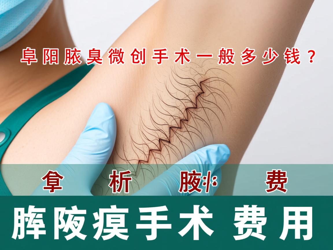 阜阳腋臭微创手术一般多少钱？解析阜阳腋臭手术费用
