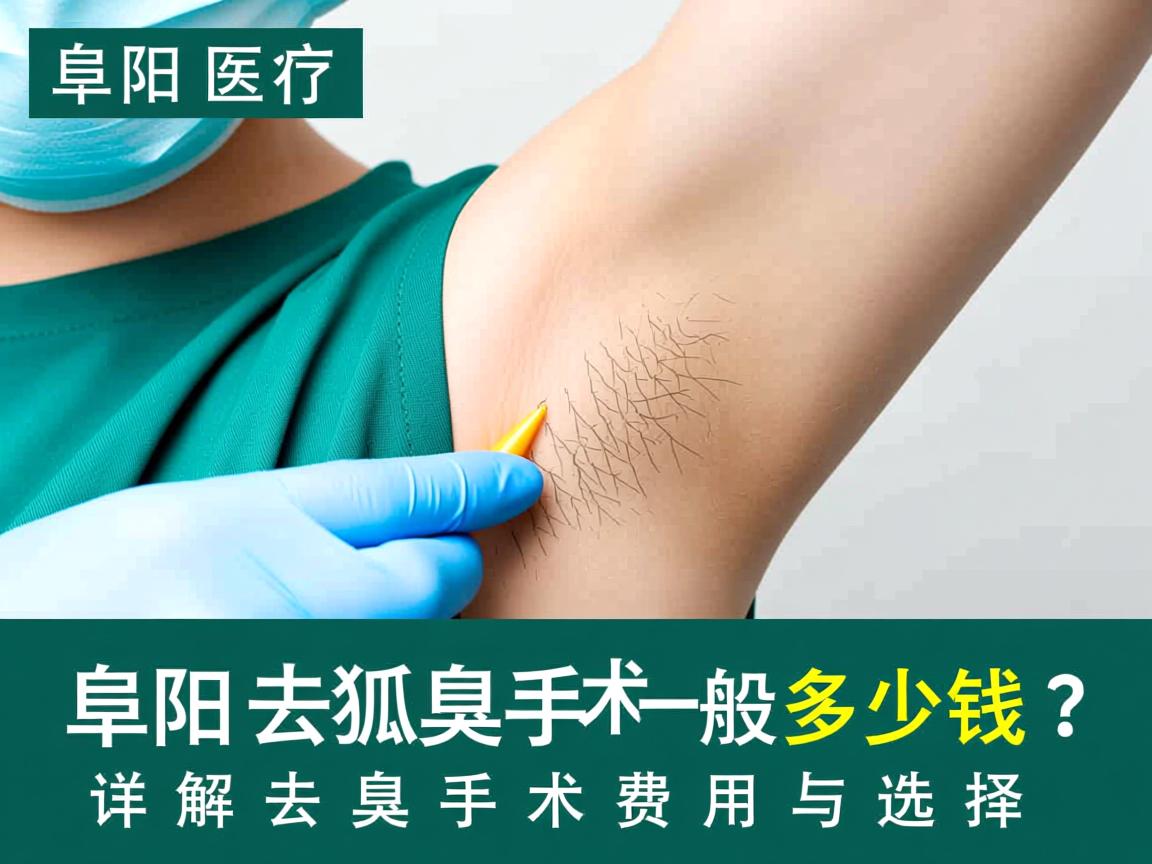阜阳去狐臭手术一般多少钱？详解去狐臭手术费用与选择