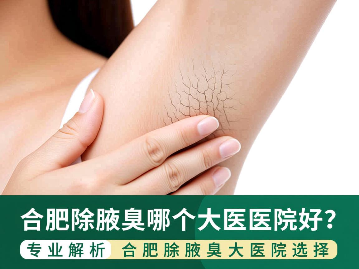 合肥除腋臭哪个大医院好？专业解析合肥除腋臭大医院选择