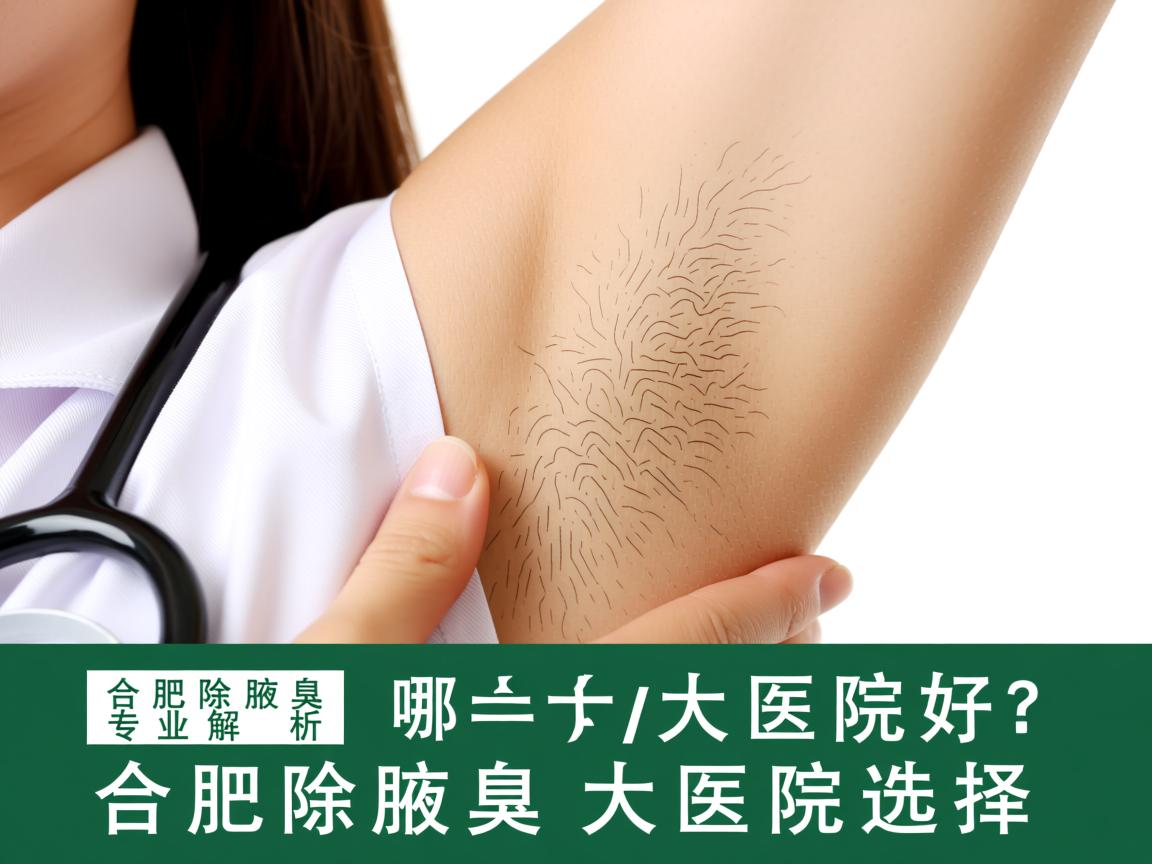 合肥除腋臭哪个大医院好？专业解析合肥除腋臭大医院选择