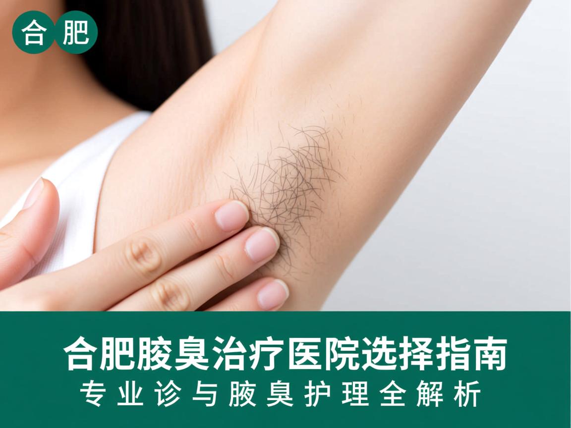 合肥腋臭治疗医院选择指南，专业诊疗与腋臭护理全解析