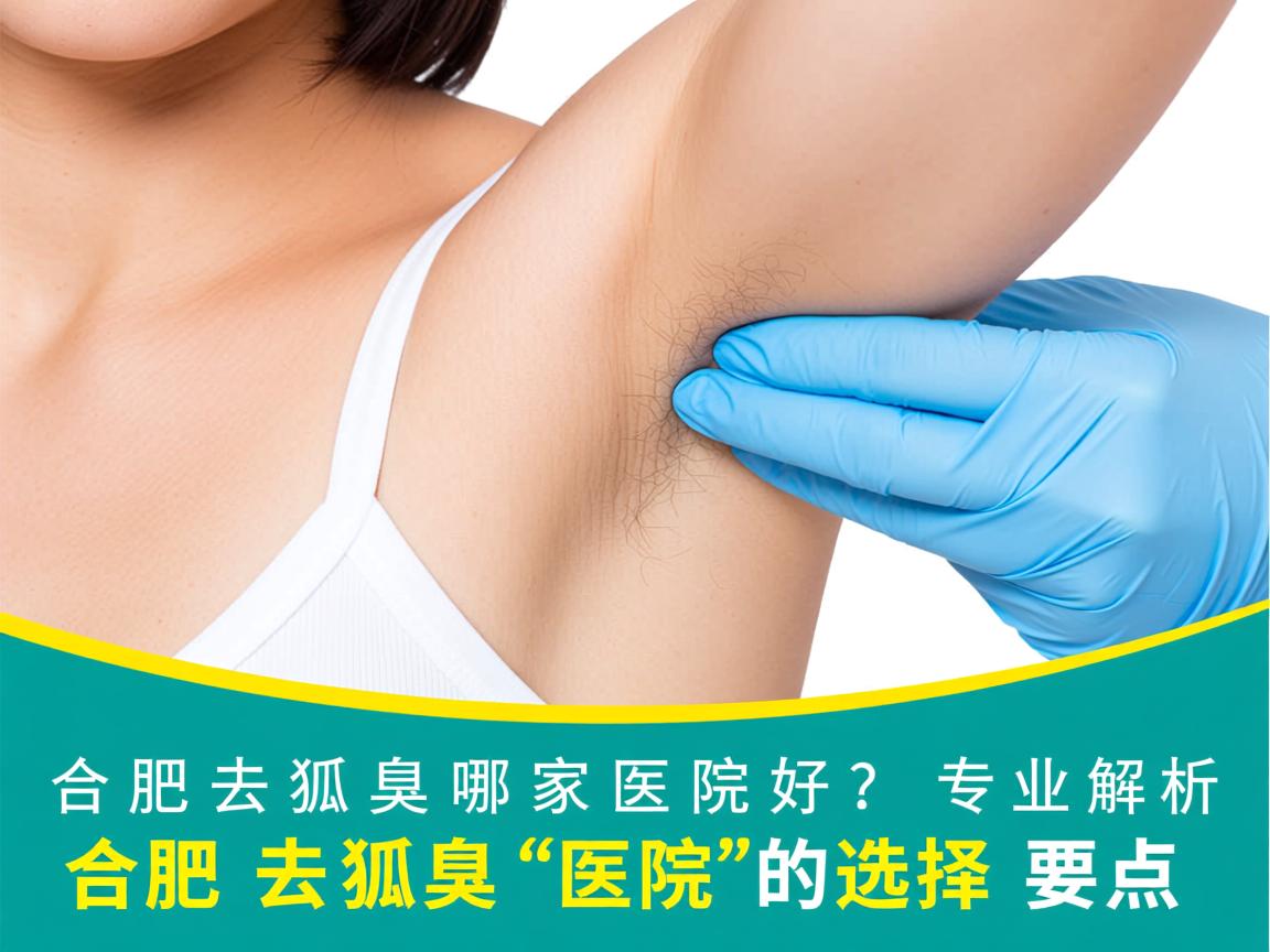 合肥去狐臭哪家医院好？专业解析合肥去狐臭医院的选择要点