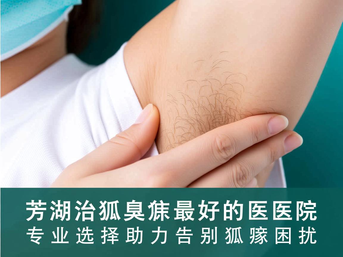 芜湖治狐臭最好的医院，专业选择助力告别狐臭困扰
