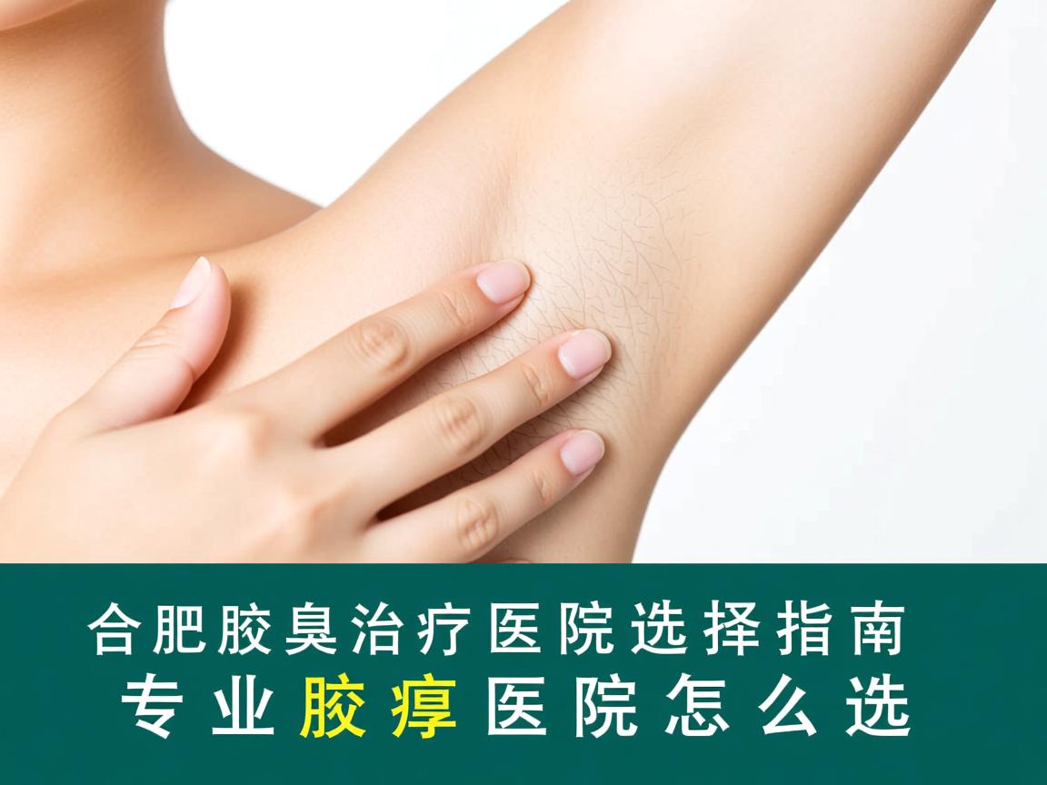 合肥腋臭治疗医院选择指南，专业腋臭医院怎么选