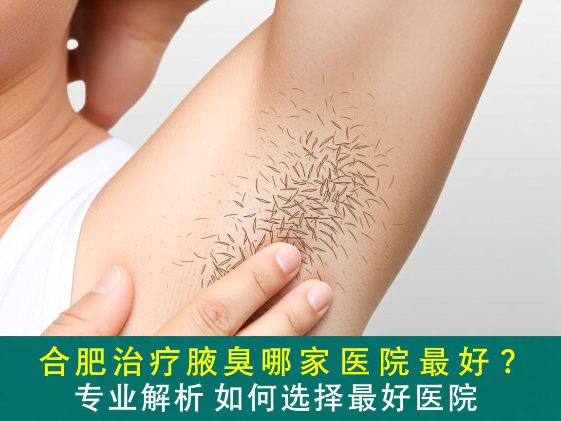 合肥治疗腋臭哪家医院最好？专业解析如何选择最好医院
