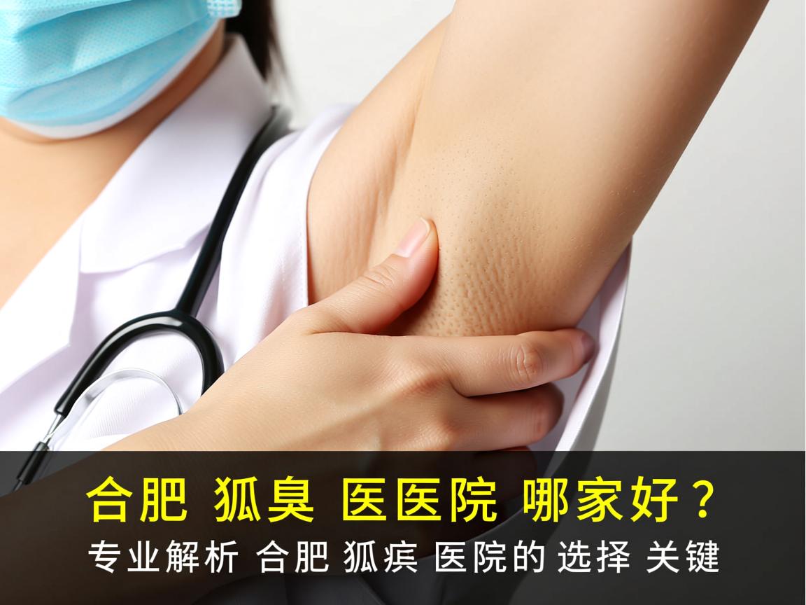 合肥狐臭医院哪家好？专业解析合肥狐臭医院的选择关键