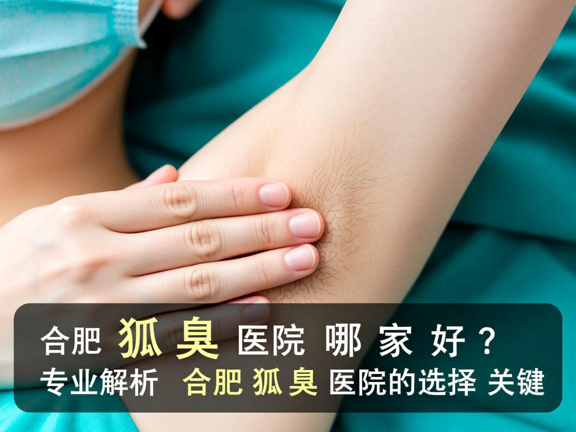 合肥狐臭医院哪家好？专业解析合肥狐臭医院的选择关键