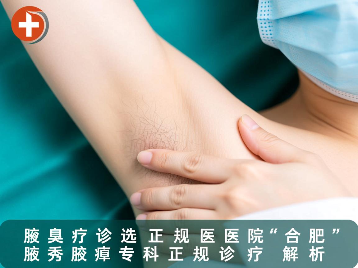 腋臭诊疗选正规医院，合肥腋秀腋臭专科正规诊疗解析