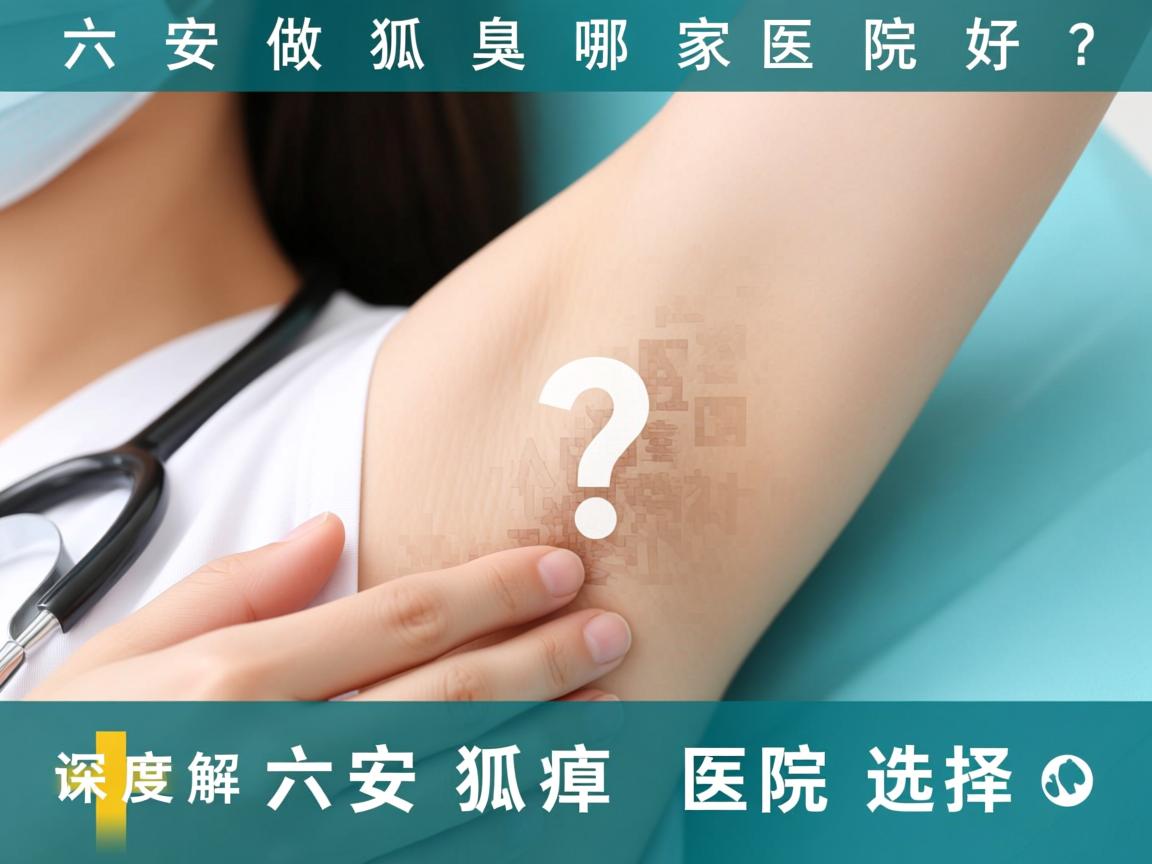 六安做狐臭哪家医院好？深度解析六安狐臭医院选择