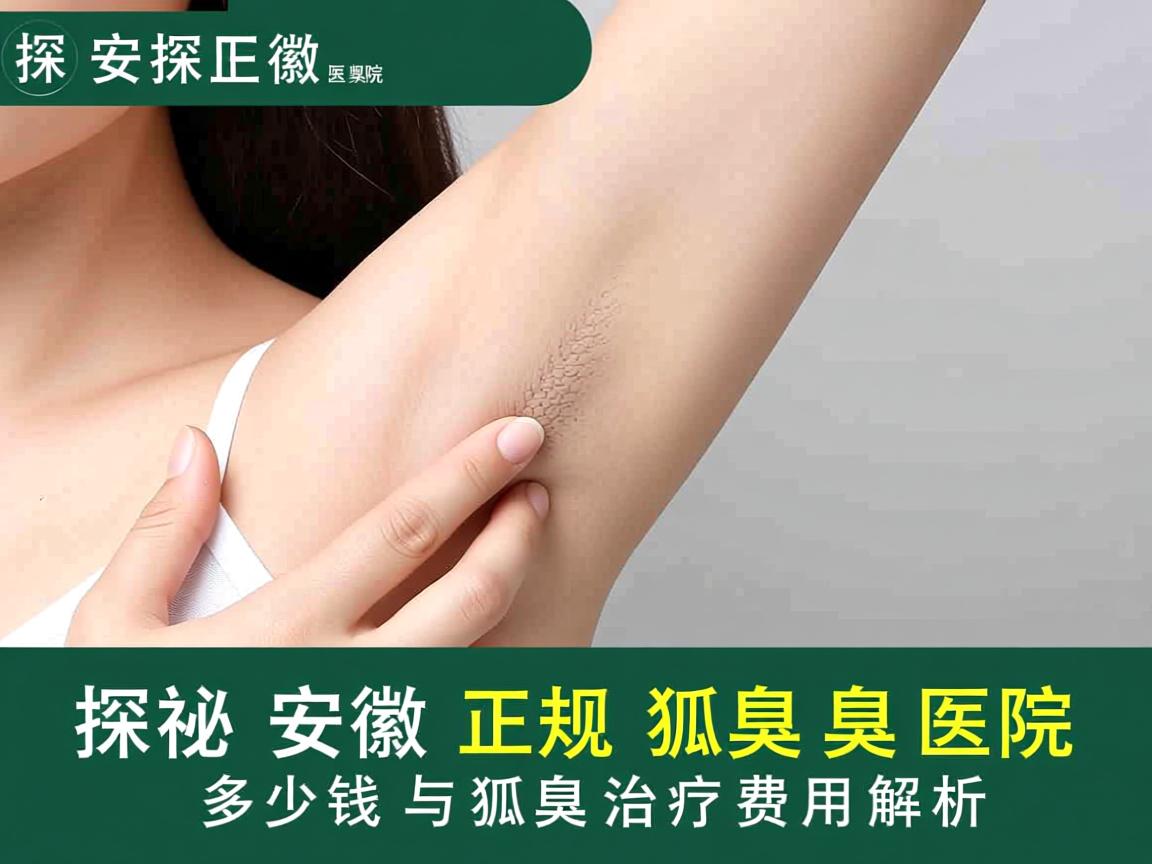 探秘安徽正规狐臭医院,祛狐臭多少钱与狐臭治疗费用解析 探秘安徽正规狐臭医院,祛狐臭多少钱与狐臭治疗费用解析