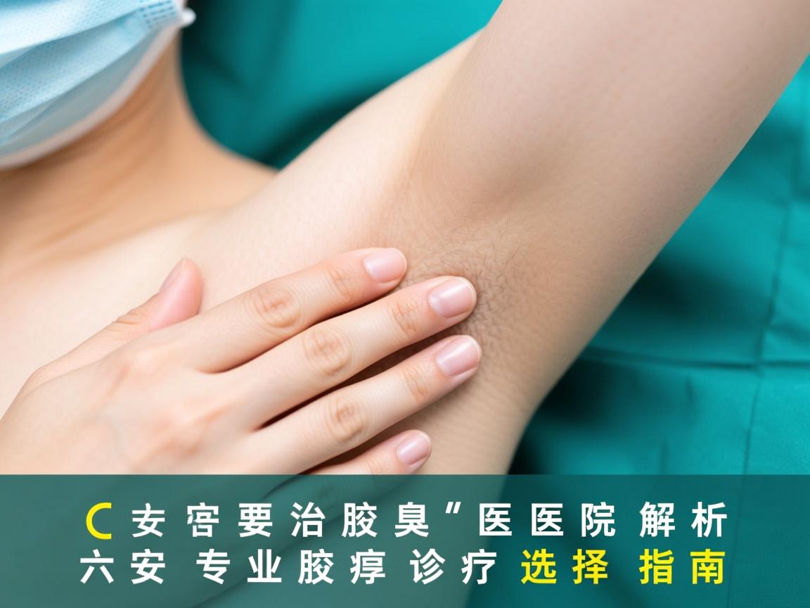 六安治腋臭医院解析，六安专业腋臭诊疗选择指南