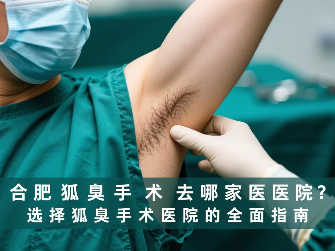 合肥狐臭手术去哪家医院？选择狐臭手术医院的全面指南
