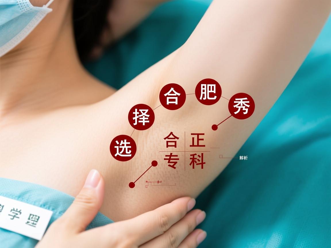 选择合肥腋秀腋臭专科，解析合肥正规腋臭医院的科学护理