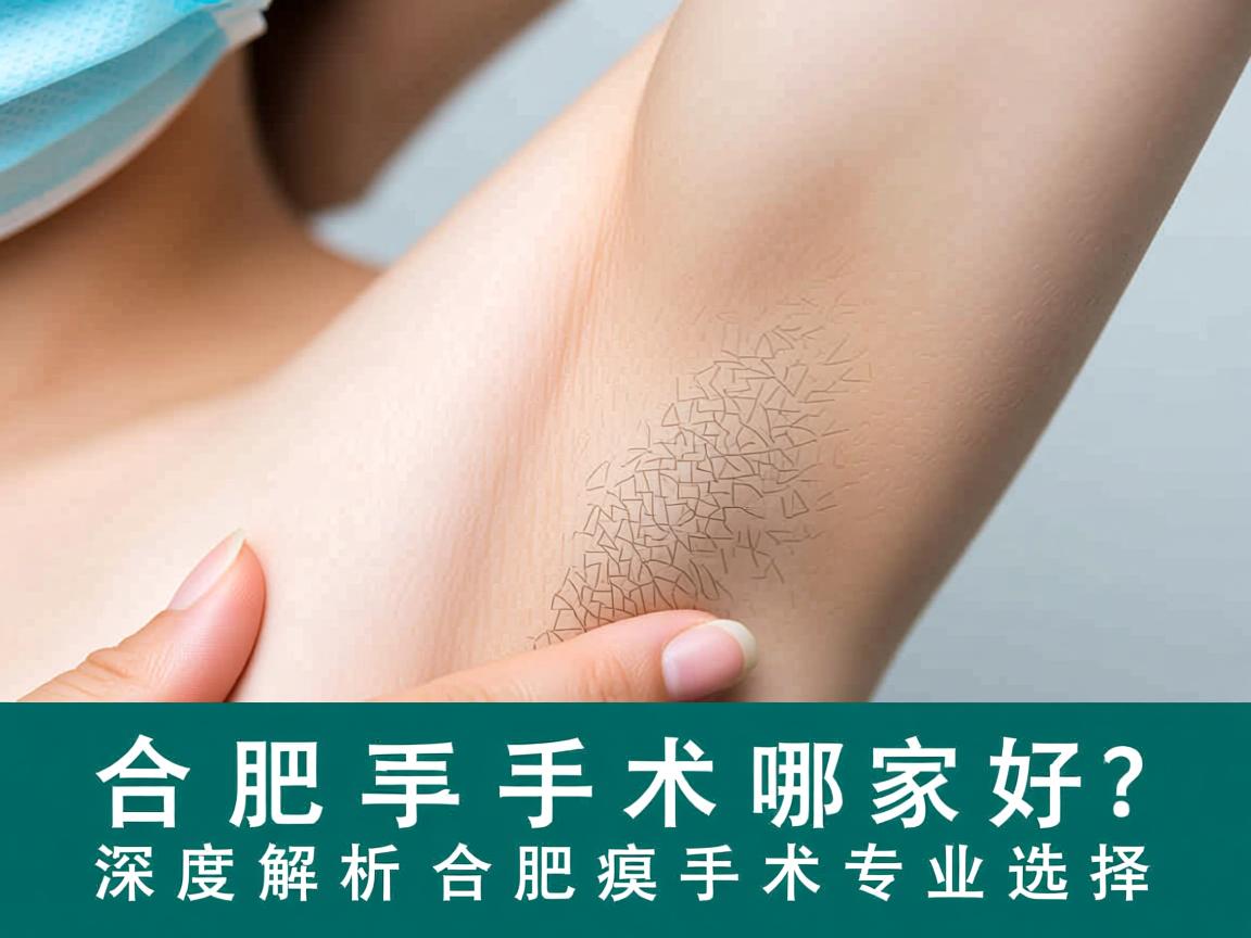 合肥腋臭手术哪家好？深度解析合肥腋臭手术专业选择