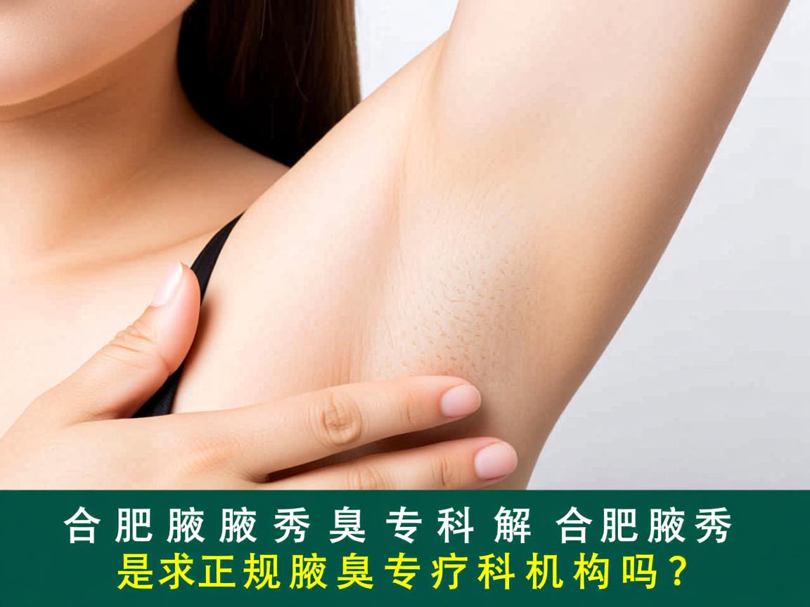 合肥腋秀腋臭专科解析，合肥腋秀是正规腋臭专科机构吗？