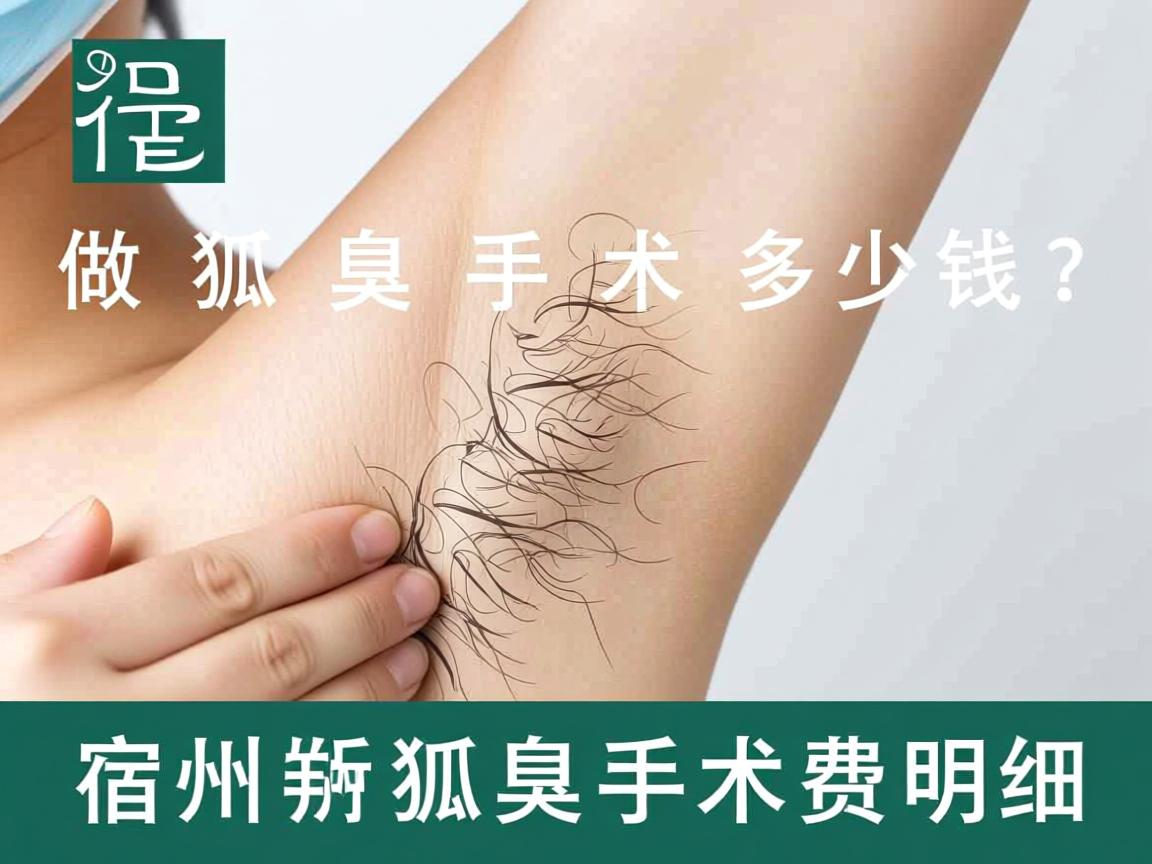 宿州做狐臭手术多少钱?解析宿州狐臭手术费用明细 宿州做狐臭手术多少钱?解析宿州狐臭手术费用明细