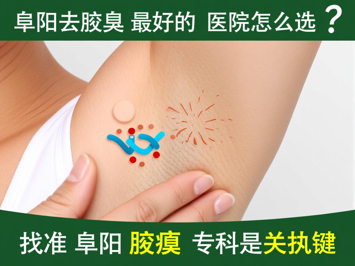 阜阳去腋臭最好的医院怎么选？找准阜阳腋臭专科是关键