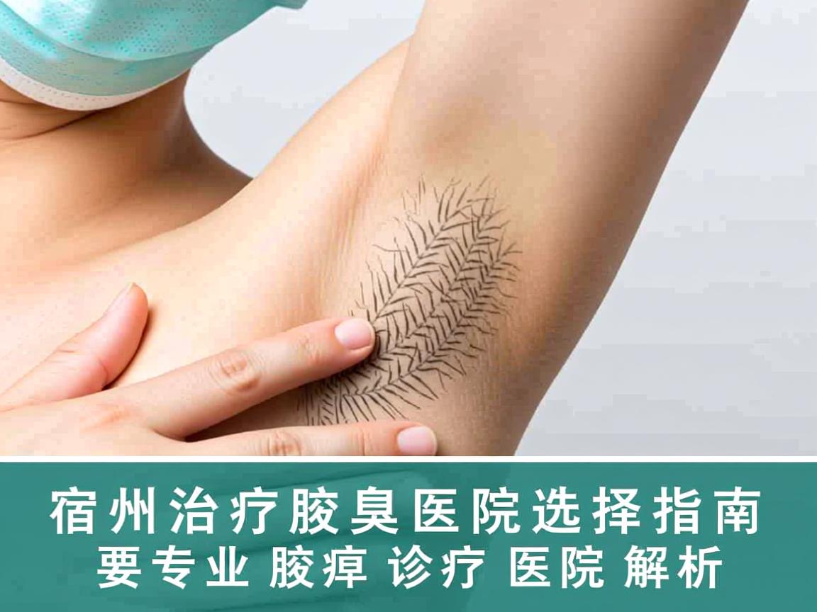 宿州治疗腋臭医院选择指南，专业腋臭诊疗医院解析