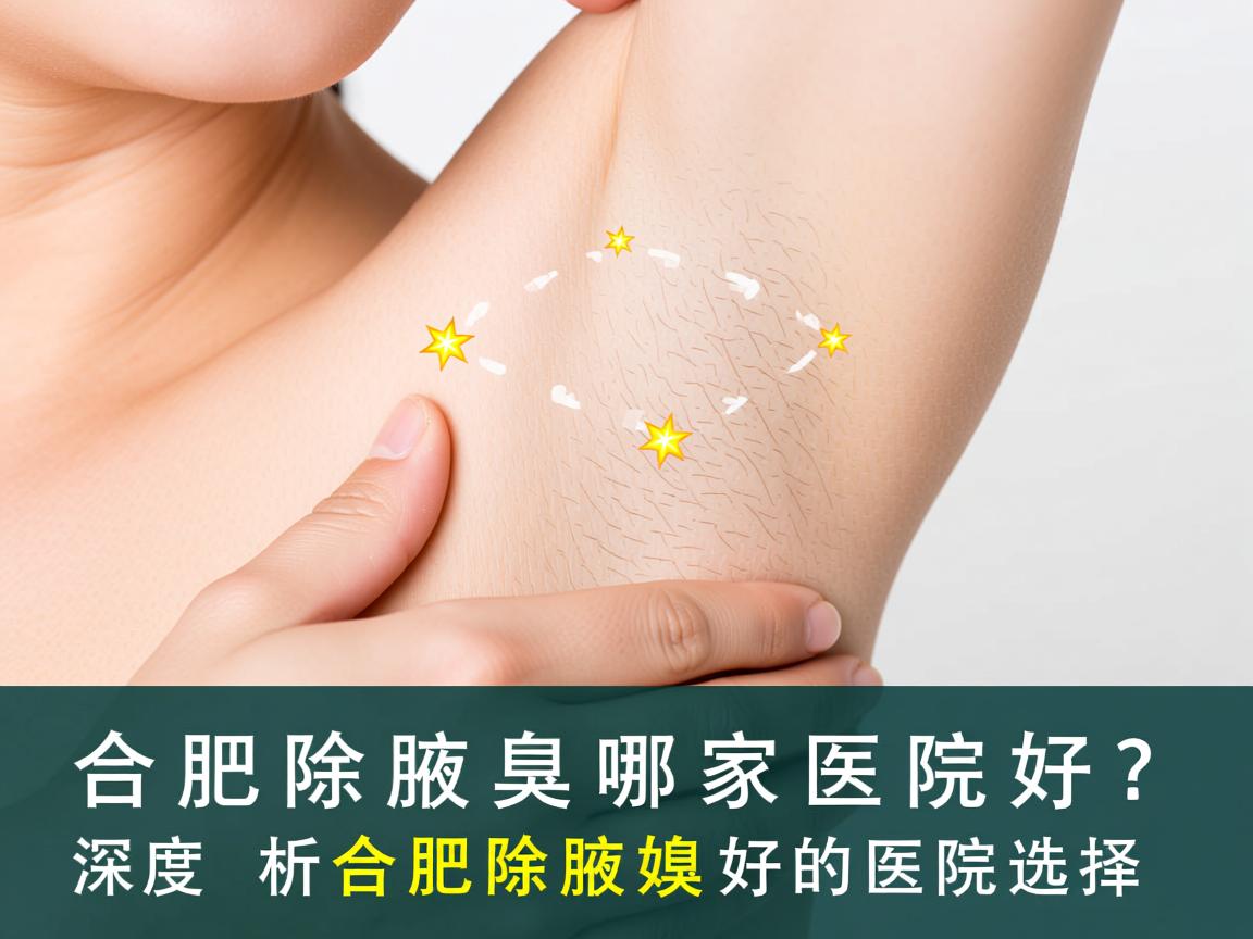合肥除腋臭哪家医院好？深度解析合肥除腋臭好的医院选择