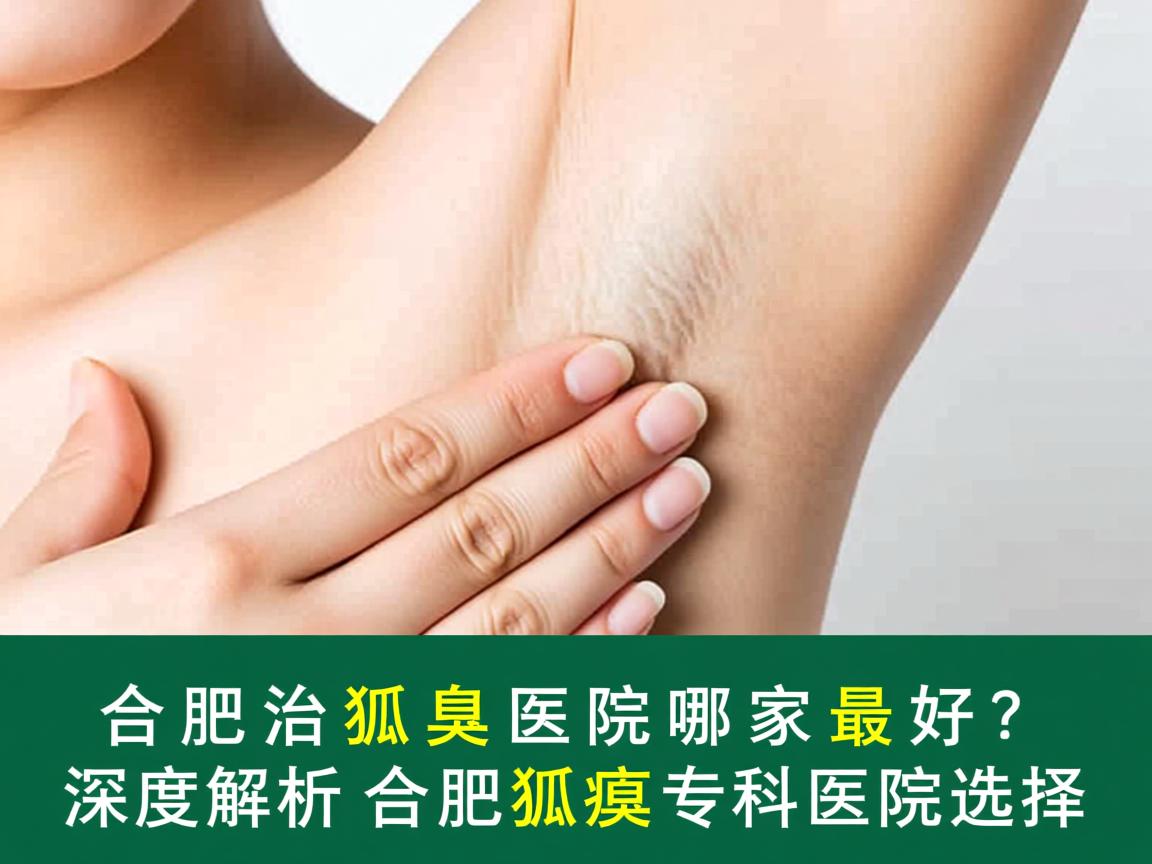 合肥治狐臭医院哪家最好？深度解析合肥狐臭专科医院选择