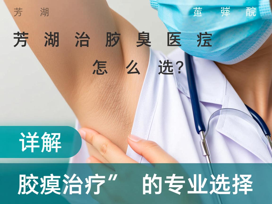 芜湖治疗腋臭医院怎么选？详解芜湖腋臭治疗的专业选择