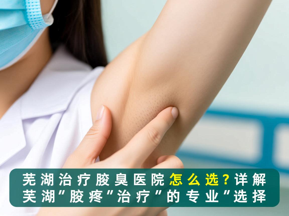 芜湖治疗腋臭医院怎么选？详解芜湖腋臭治疗的专业选择
