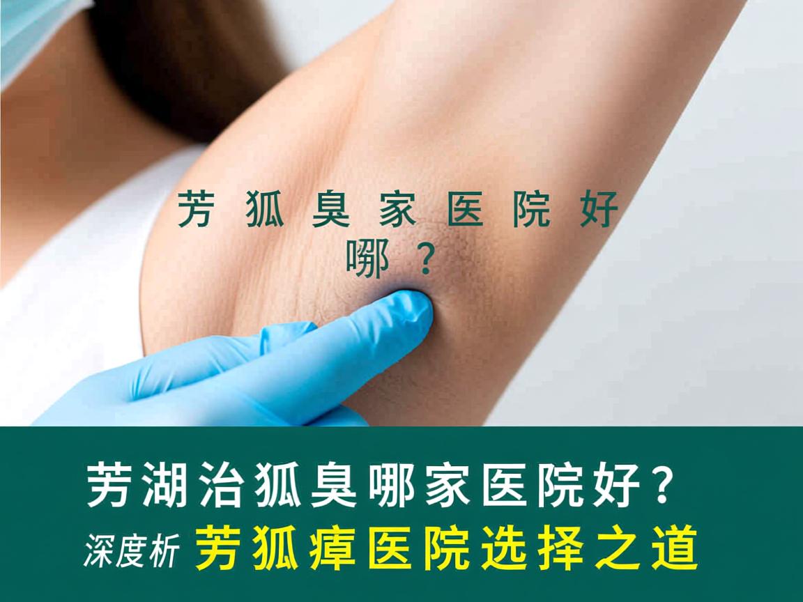 芜湖治狐臭哪家医院好?深度解析芜湖狐臭医院选择之道 芜湖治狐臭哪家医院好?深度解析芜湖狐臭医院选择之道