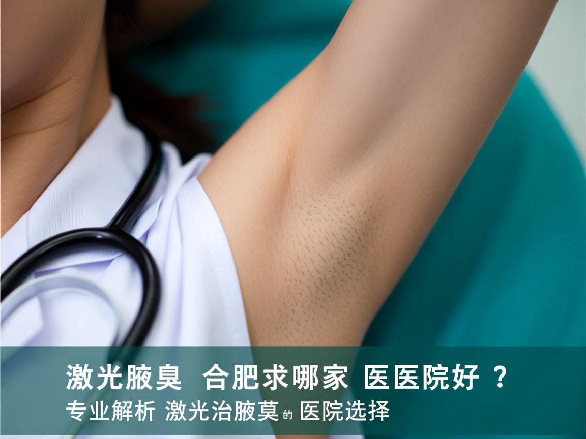 激光治腋臭合肥哪家医院好？专业解析激光治腋臭的医院选择