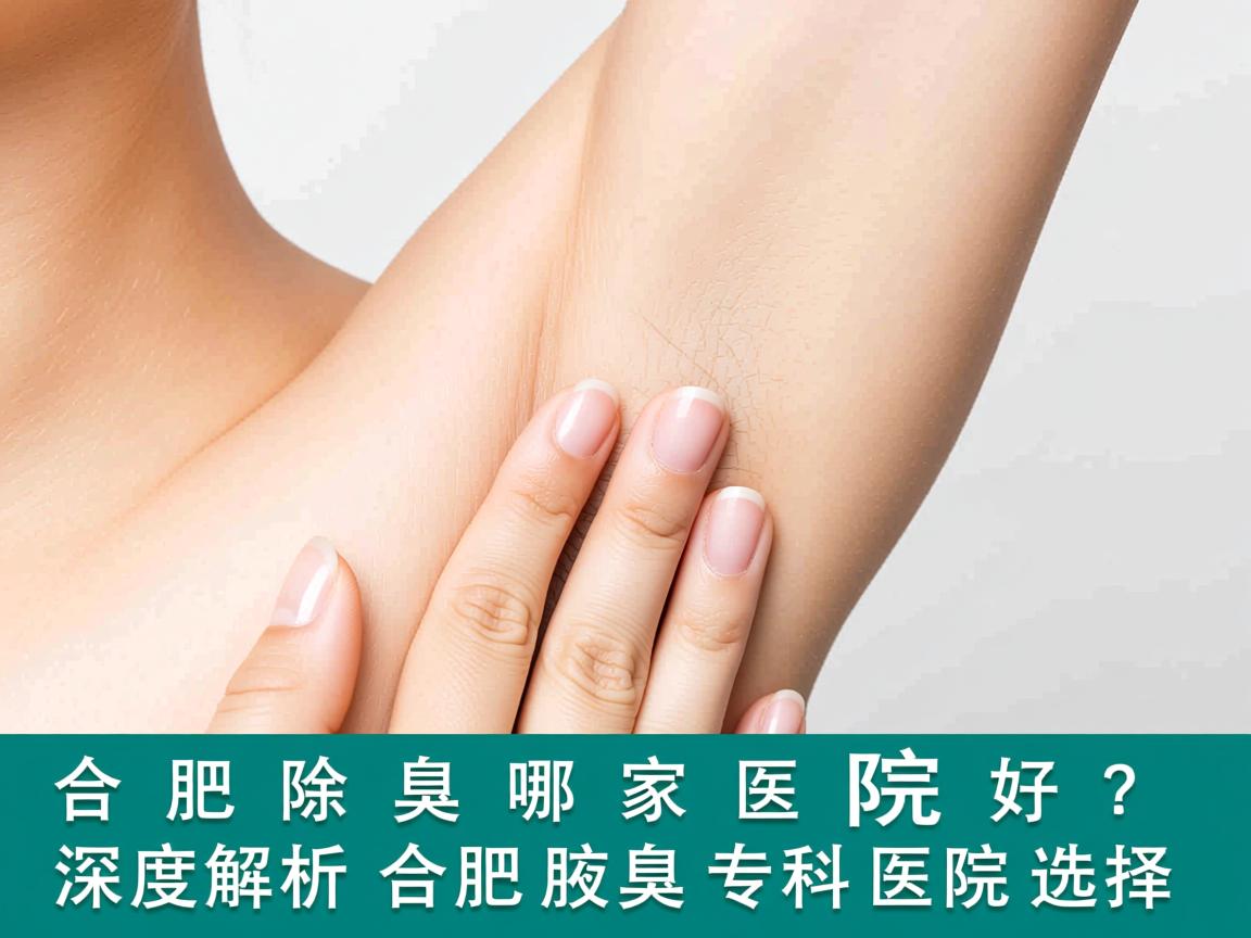 合肥除腋臭哪家医院好？深度解析合肥腋臭专科医院选择
