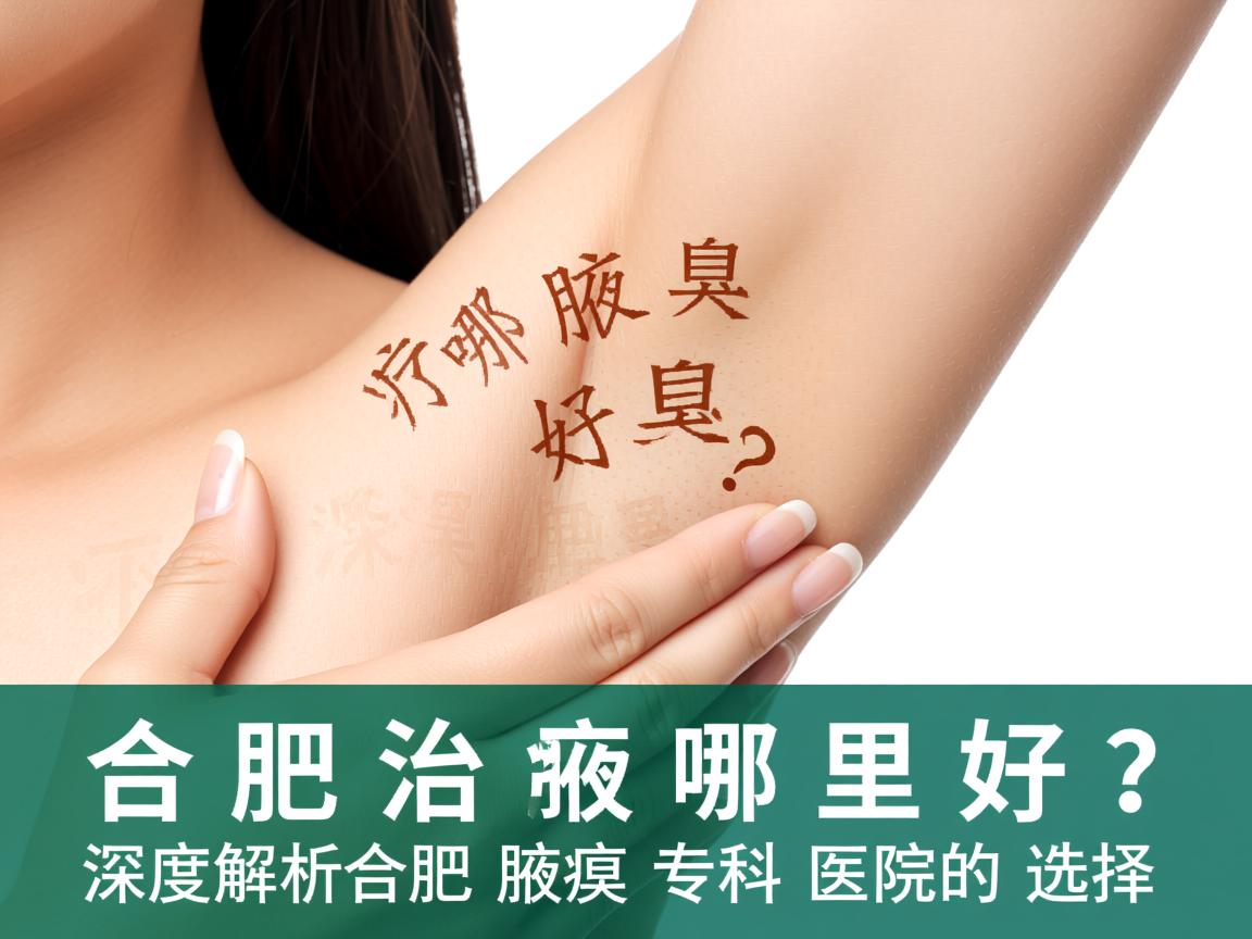 合肥治疗腋臭哪里好?深度解析合肥腋臭专科医院的选择 合肥治疗腋臭哪里好?深度解析合肥腋臭专科医院的选择