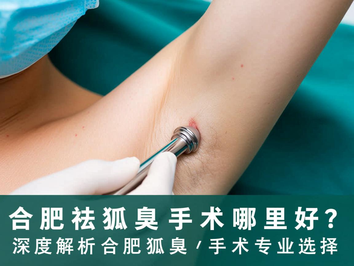 合肥祛狐臭手术哪里好？深度解析合肥狐臭手术专业选择