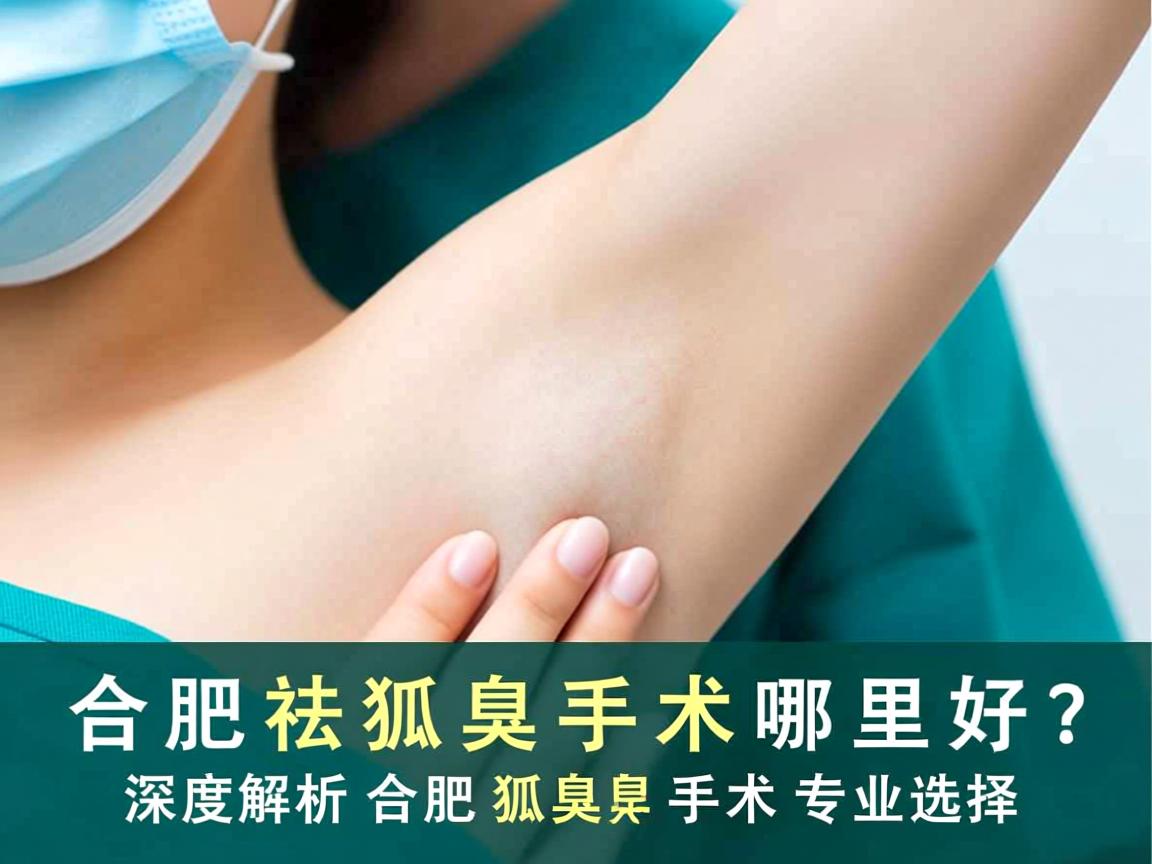 合肥祛狐臭手术哪里好？深度解析合肥狐臭手术专业选择