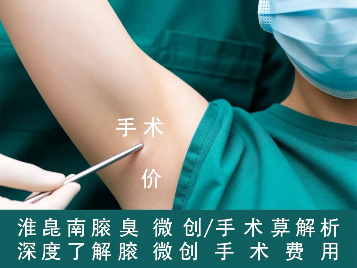 淮南腋臭微创手术价格解析，深度了解腋臭微创手术费用