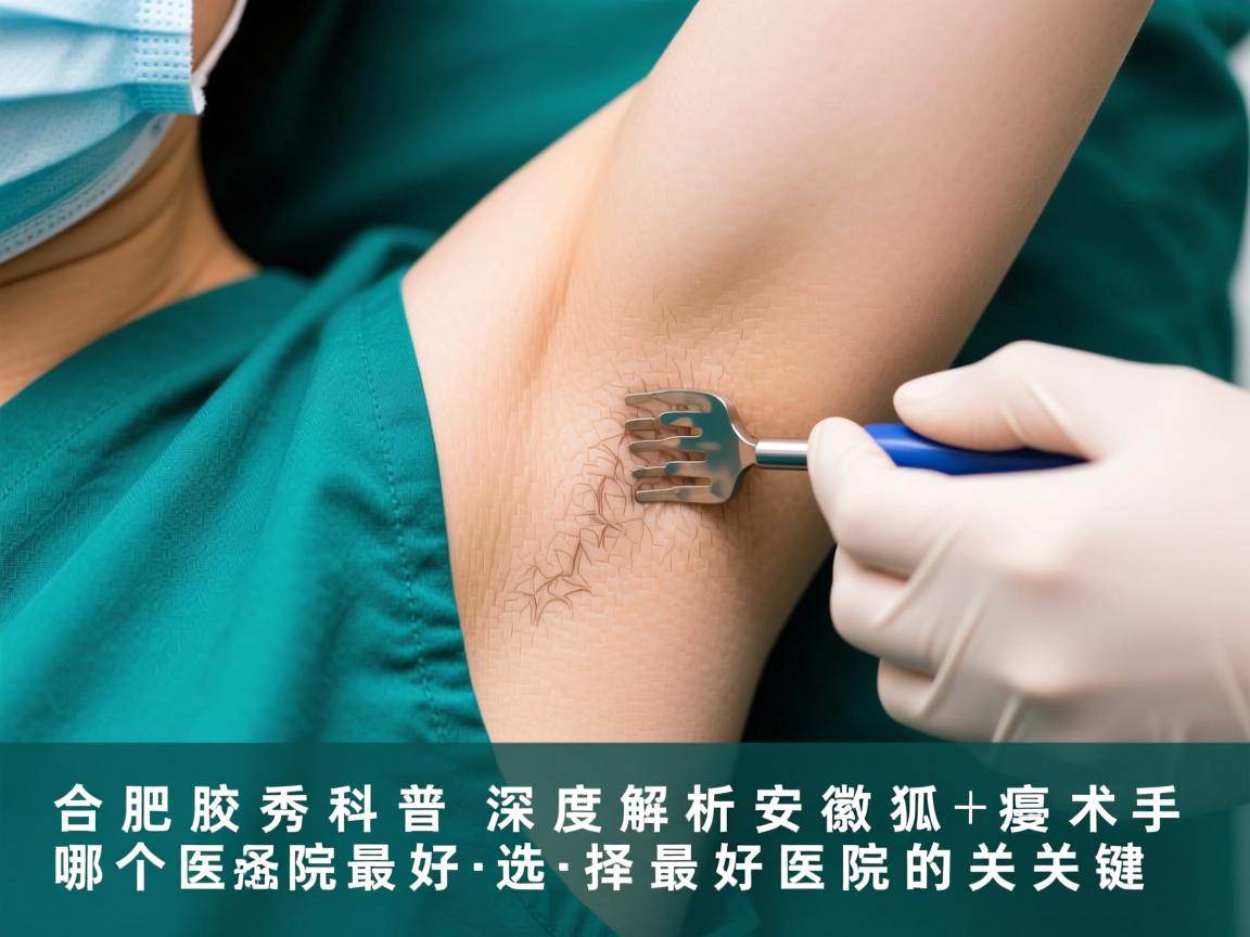 合肥腋秀科普，深度解析安徽狐臭手术哪个医院最好，选择最好医院的关键