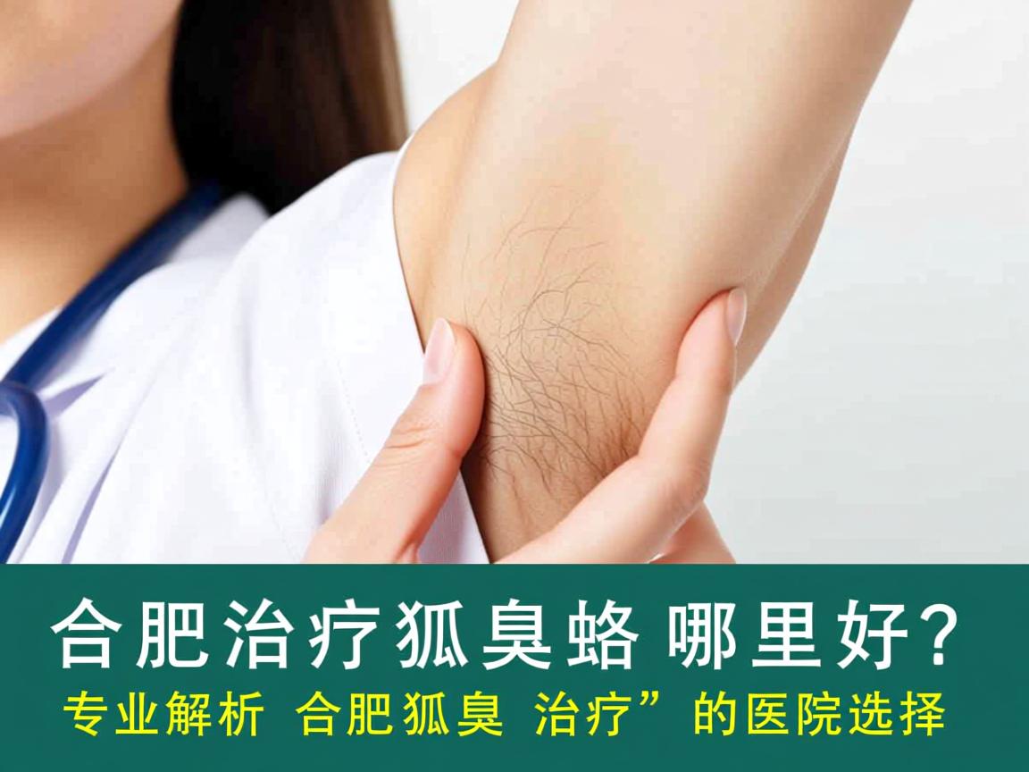 合肥治疗狐臭哪里好？专业解析合肥狐臭治疗的医院选择