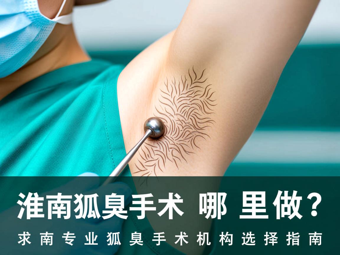 淮南狐臭手术哪里做？淮南专业狐臭手术机构选择指南