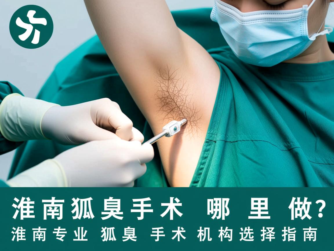 淮南狐臭手术哪里做？淮南专业狐臭手术机构选择指南