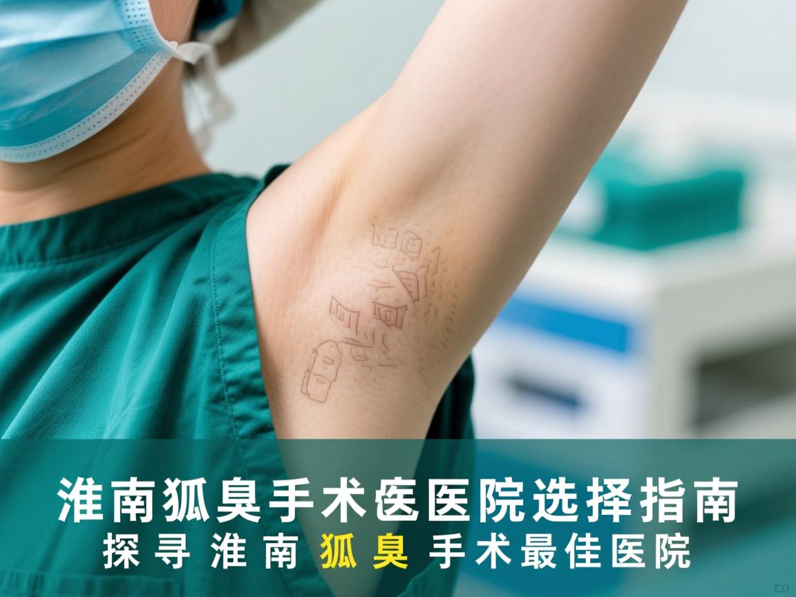 淮南狐臭手术医院选择指南，探寻淮南狐臭手术最佳医院