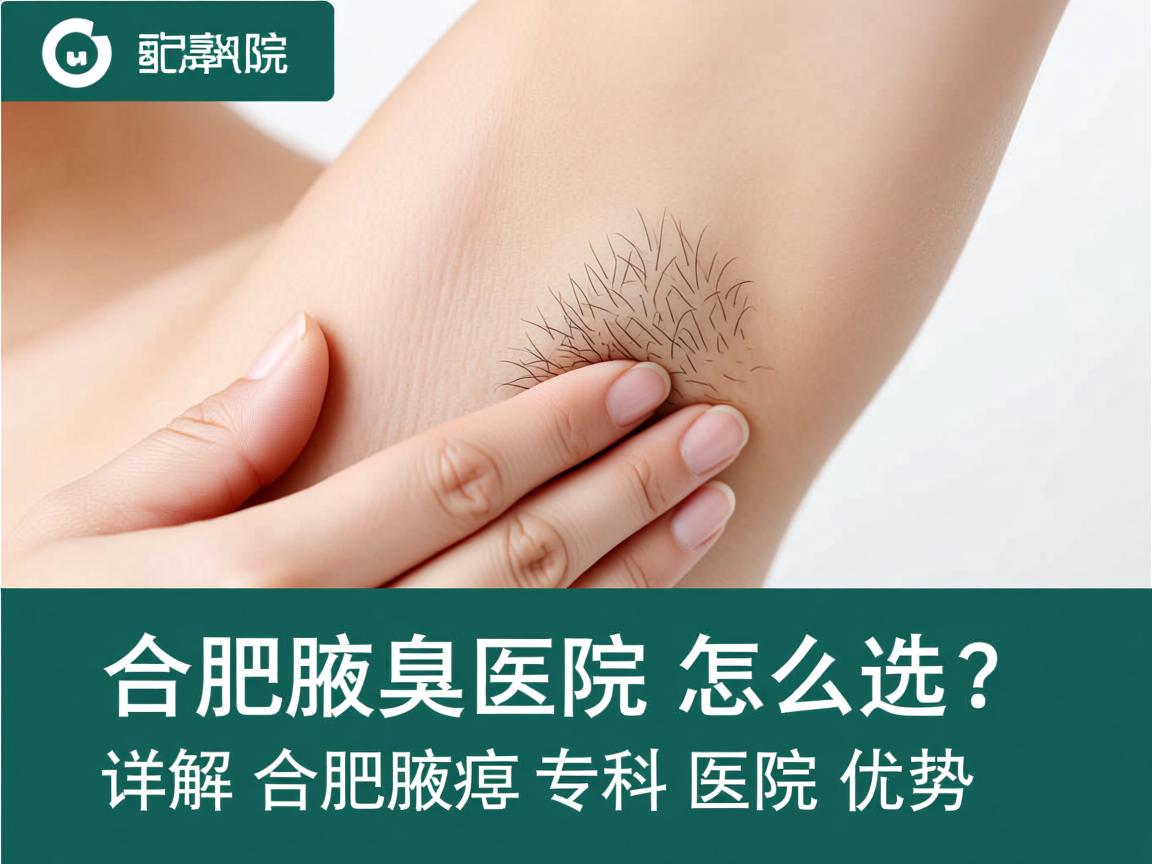 合肥腋臭医院怎么选？详解合肥腋臭专科医院优势