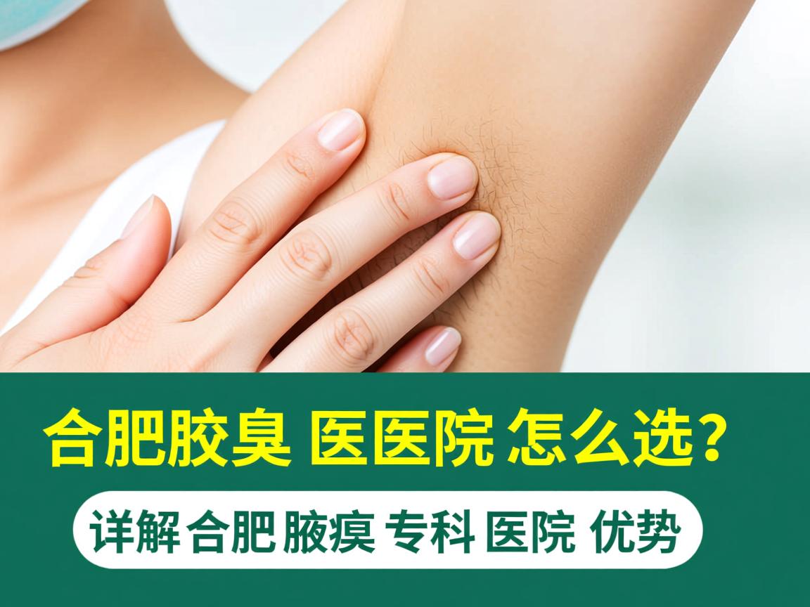 合肥腋臭医院怎么选？详解合肥腋臭专科医院优势