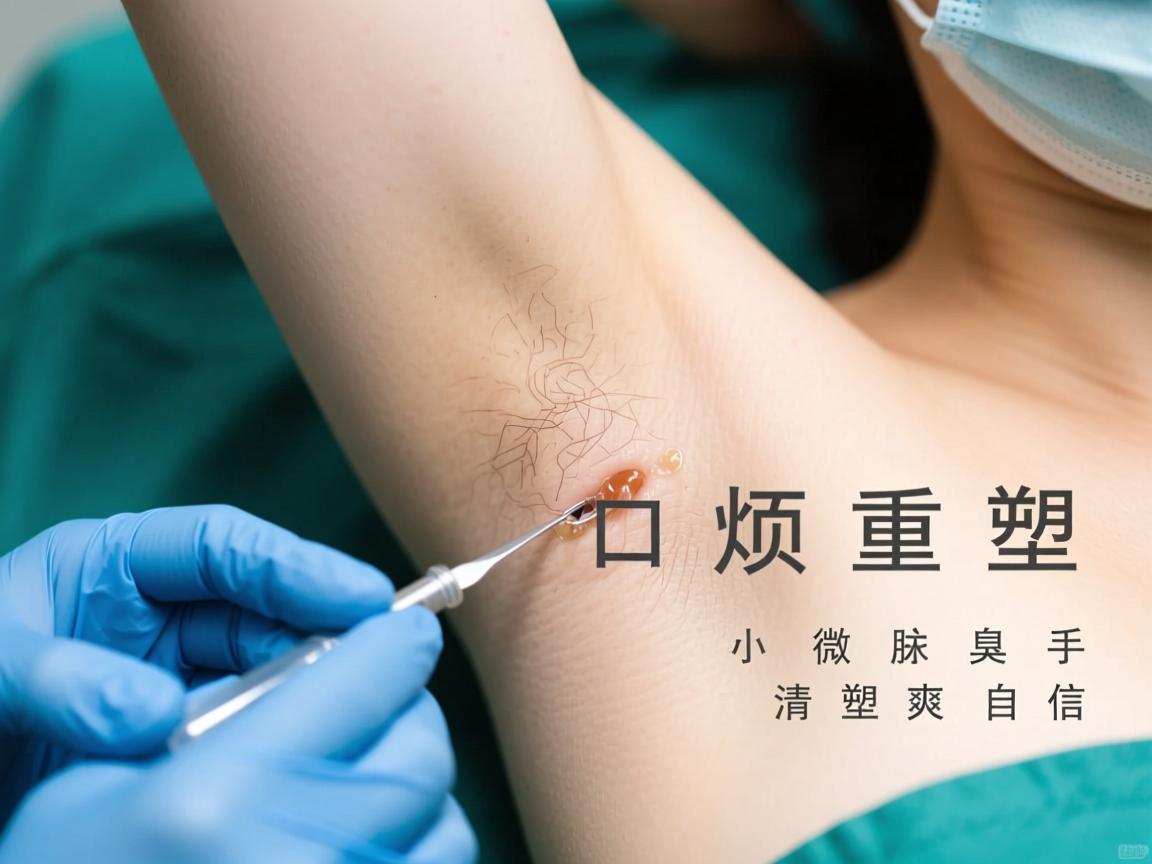 告别腋下烦恼，小切口微创腋臭手术，重塑清爽自信
