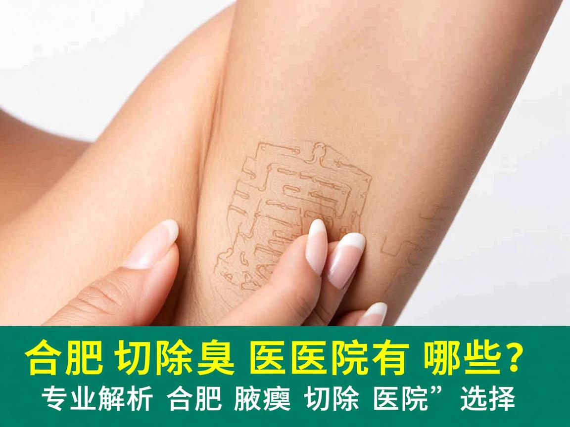 合肥切除腋臭医院有哪些？专业解析合肥腋臭切除医院的选择