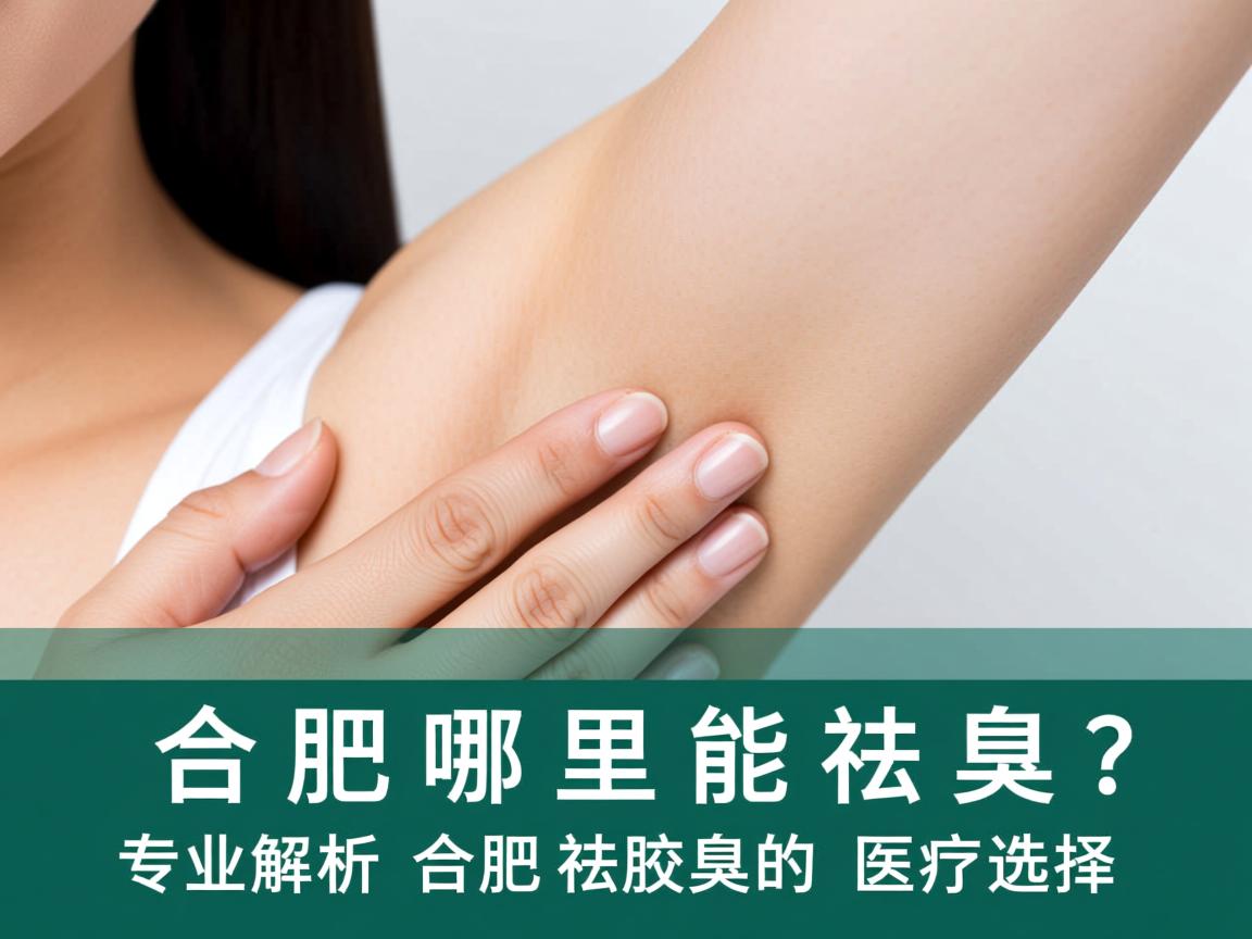 合肥哪里能祛腋臭？专业解析合肥祛腋臭的医疗选择
